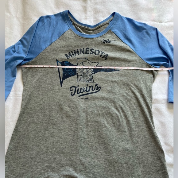 Minnesota Twins Women’s Nike 3/4 Sleeve Shirt Size Large - Picture 5 of 6